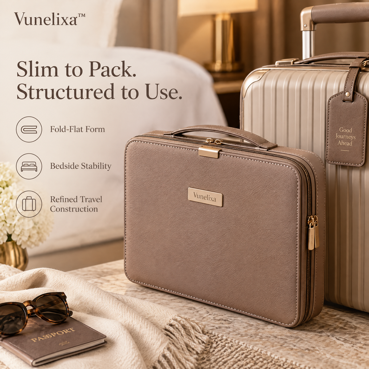 Vunelixa™ Bedside Travel Command Center