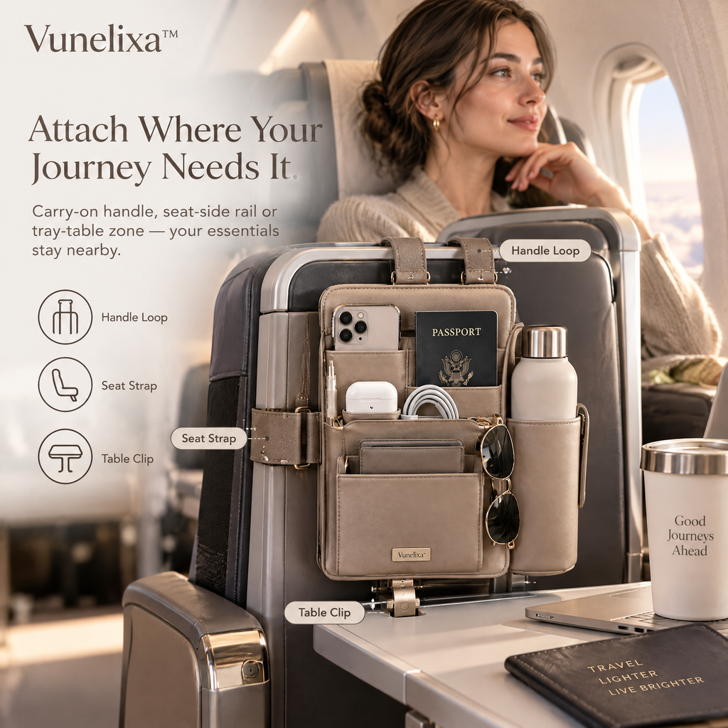 Vunelixa™ Airport Personal-Space Organizer