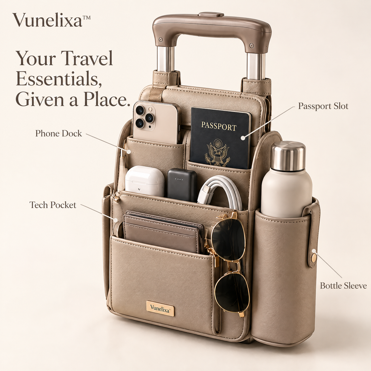 Vunelixa™ Airport Personal-Space Organizer