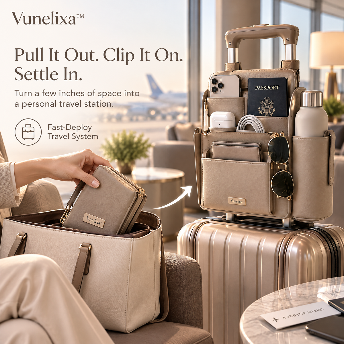 Vunelixa™ Airport Personal-Space Organizer