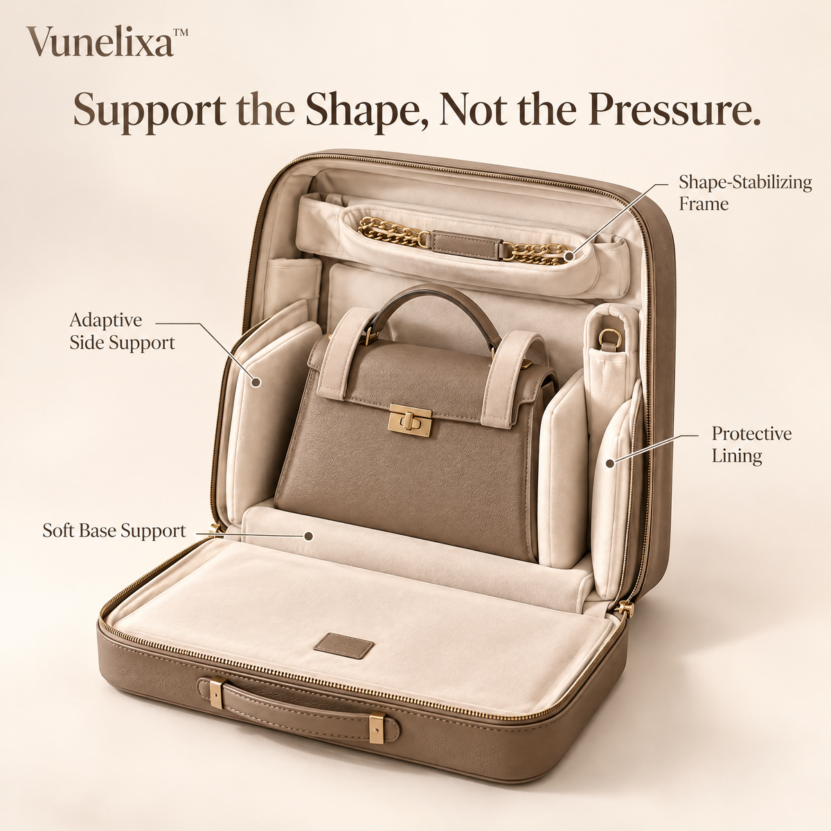 Vunelixa™ SoftVault Luxury Handbag Protector