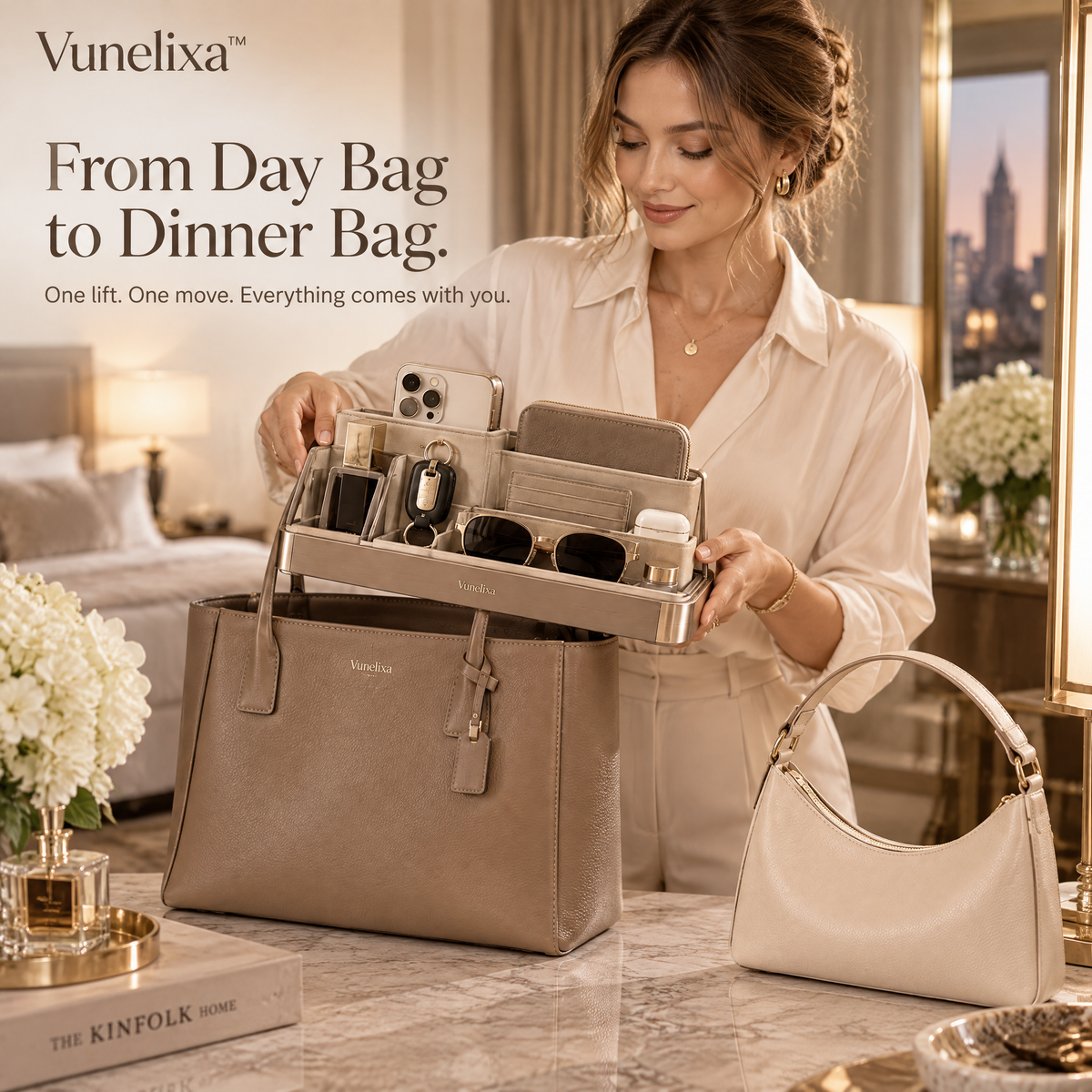 Vunelixa™ BagShift Handbag Transfer Dock