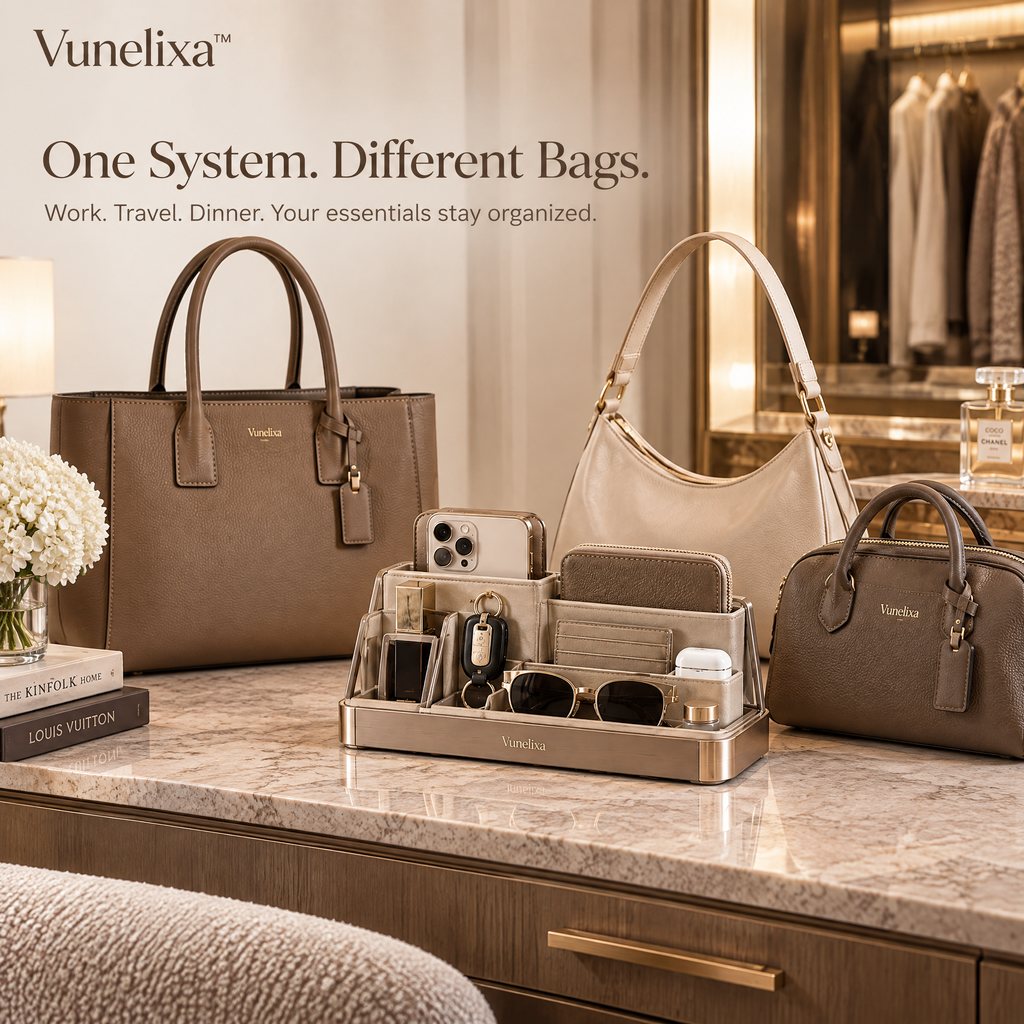 Vunelixa™ BagShift Handbag Transfer Dock