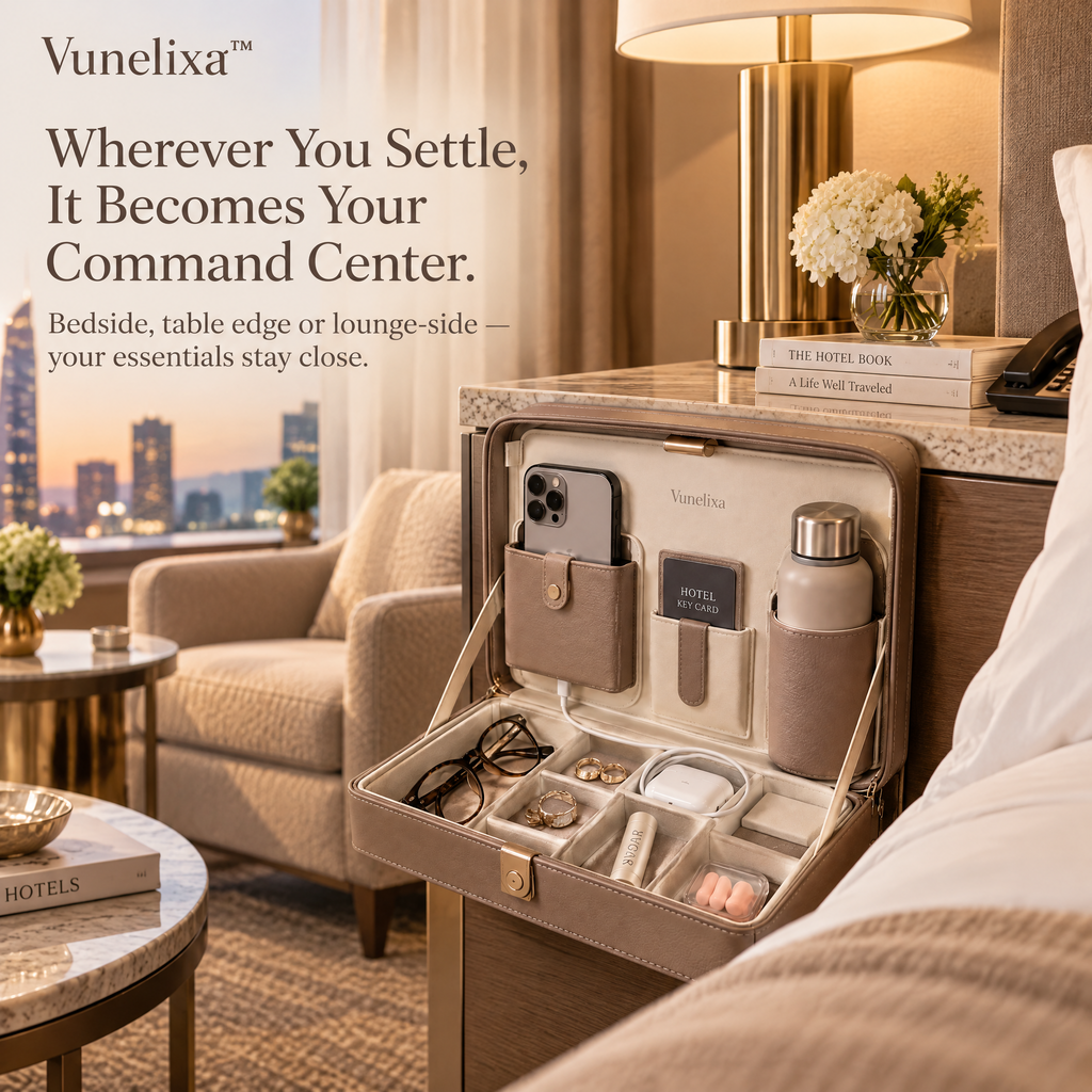 Vunelixa™ Bedside Travel Command Center